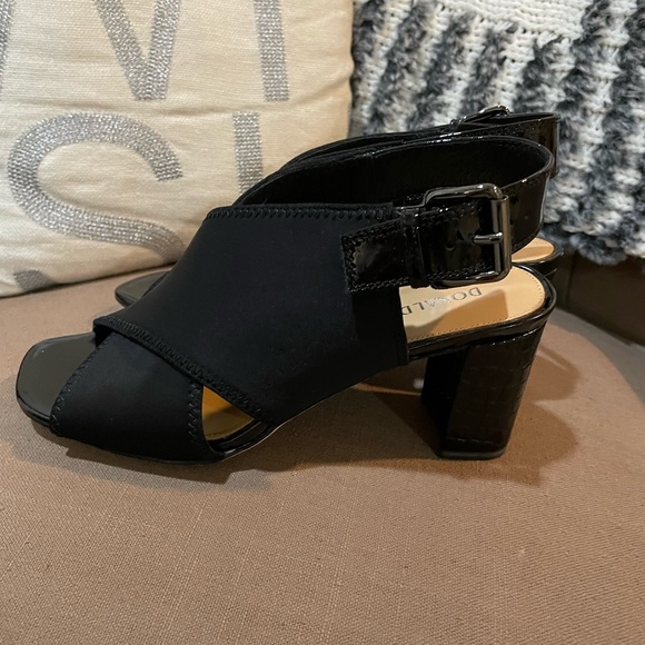 Donald Pliner Black Croco Pyper Slingback - Picture 15 of 15